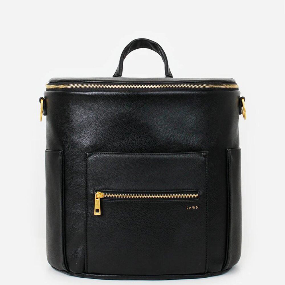Fawn Diaper Bag - The Original Diaper Bag - Black